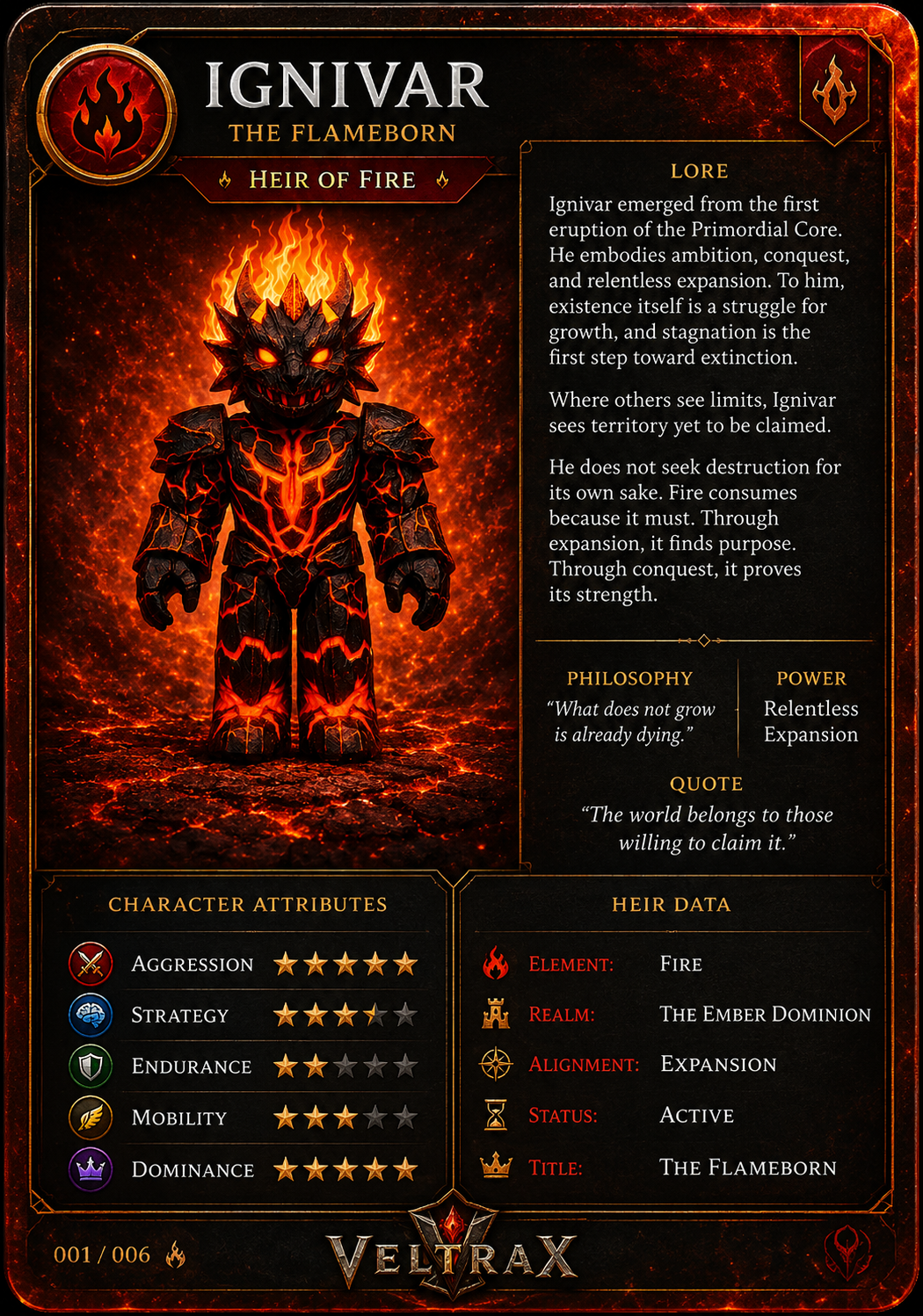 Ignivar Card