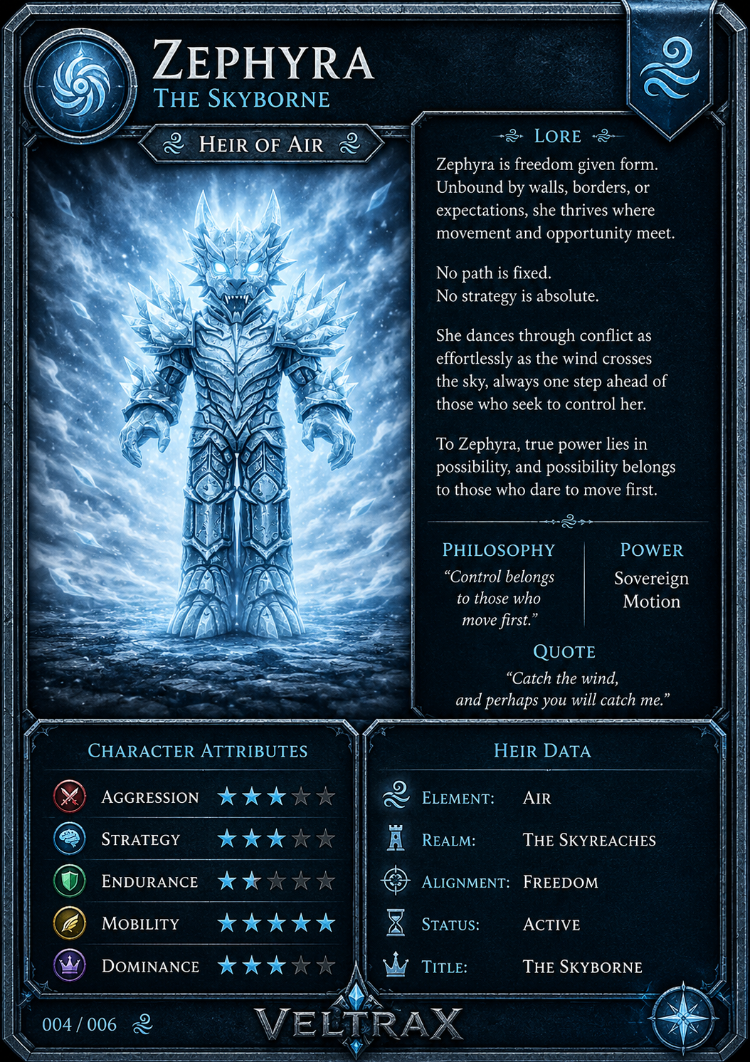 Zephyra Card